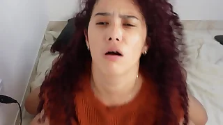 I'm very horny he follows me to a mature woman-real homemade coitus